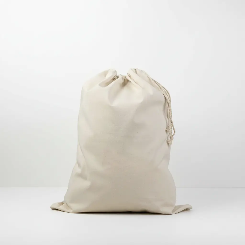 Fabric Laundry Tote "Beige"